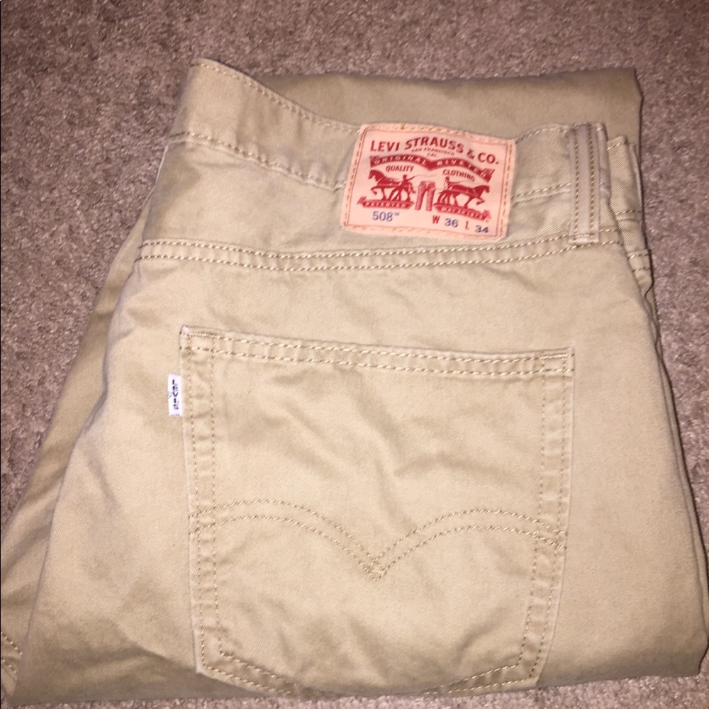 Men’s soft khaki denim